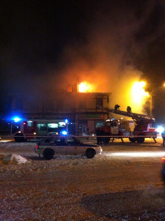The railway station in Sestroretsk is on fire. - Fire, Monument, Sestroretsk, Russian Railways, Railway station, Longpost