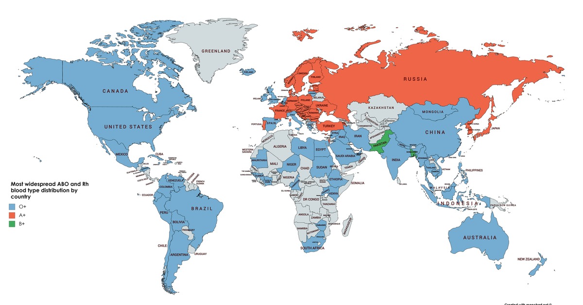 Какая группа крови самая редкая?