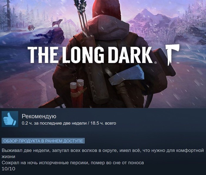 R - realism - The long dark, Steam