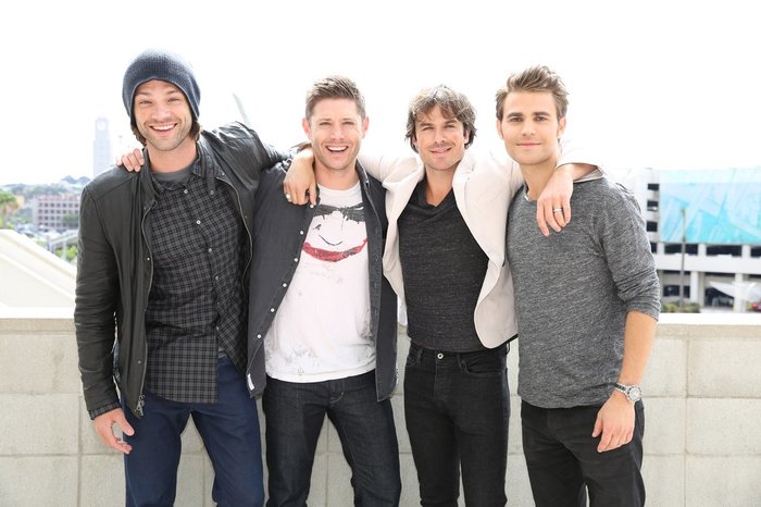 I would watch them fight - Supernatural, The Vampire Diaries, The photo
