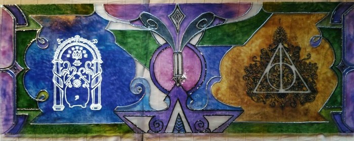 Ordered stained glass - My, Harry Potter, Harry Potter and the Deathly Hallows, Lord of the Rings, Moriah, Stained glass
