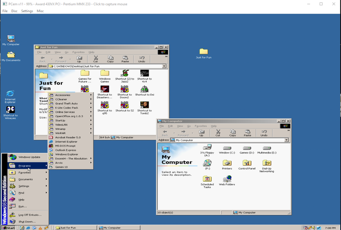 setup windows 98 dosbox android