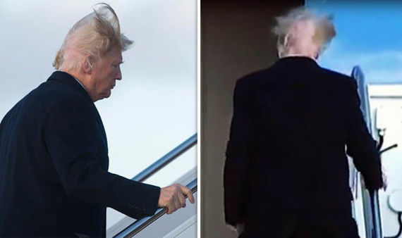 Grandpa Trump - Donald Trump, Bald head