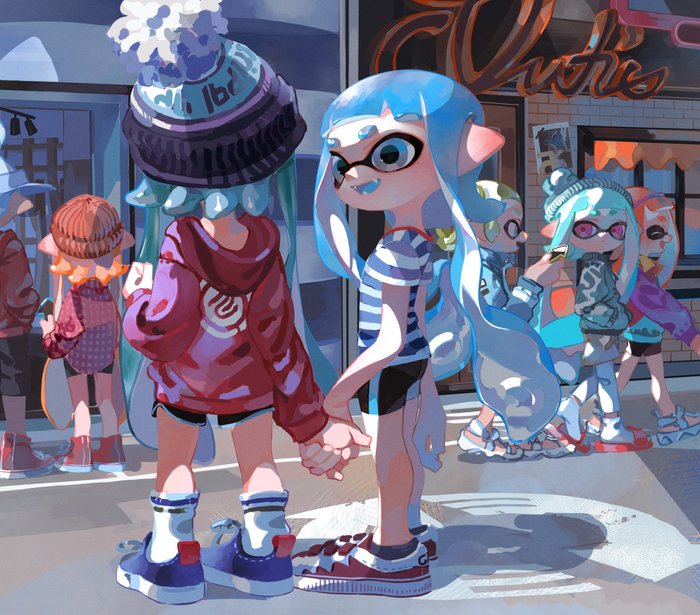 After the concert - Splatoon, Games, Art, Inklings