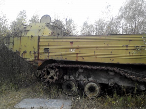 Graveyard of radioactive equipment in the Chernobyl zone 2018 - My, Chernobyl, Pripyat, Dryness, Military equipment, Technics, Longpost