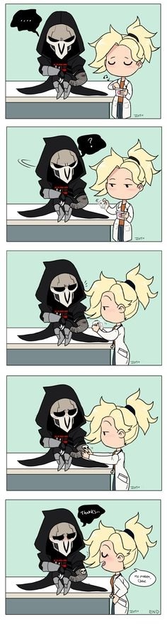 Here is a post for you in the feed (I don’t know how to translate, don’t put a minus on my first post) - Wound, Patch, Overwatch, Reaper, Mercy