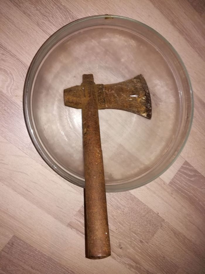 Interesting find - My, the USSR, Find, Axe, Longpost