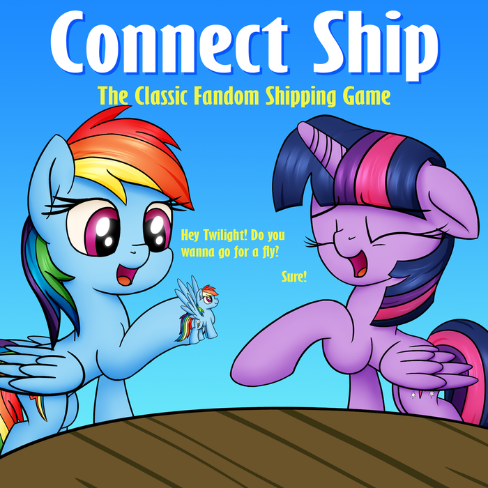 Connect Ship My Little Pony, Rainbow Dash, Twilight Sparkle