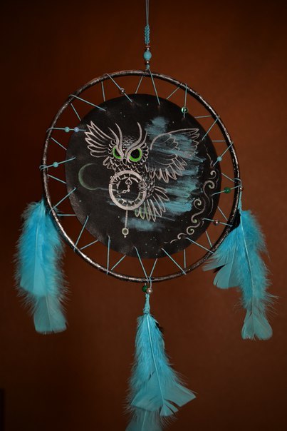 Dreamcatchers White Laika in Chita - My, Owl, Owl, Dreamcatcher, the Rose, Chita, Longpost