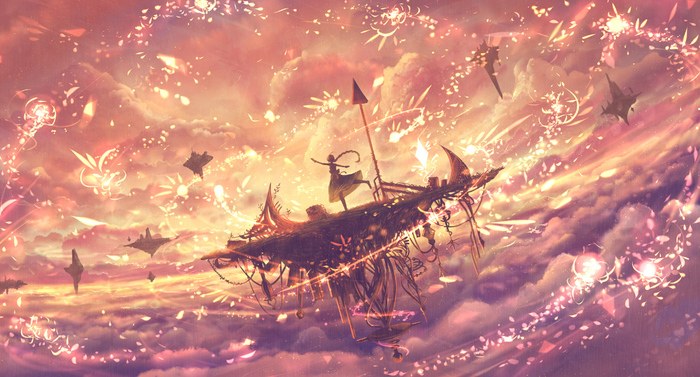 Anime Art.[Pixiv] - Anime Art, Anime Original, Pixiv, Landscapes, Арт