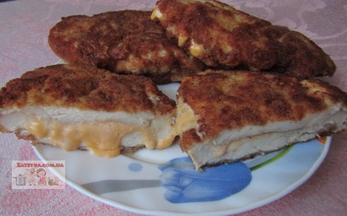 Chicken Chops with Cheese - My, Recipe, Video recipe, Chop, Second courses, Video, Longpost