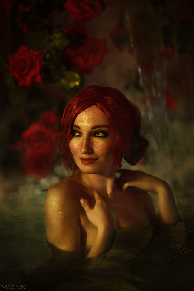 Triss Merigold - Rose of Memory! - Triss Merigold, Witcher, Cosplay, Milliganvick, Beautiful girl, Games, Redheads, Longpost