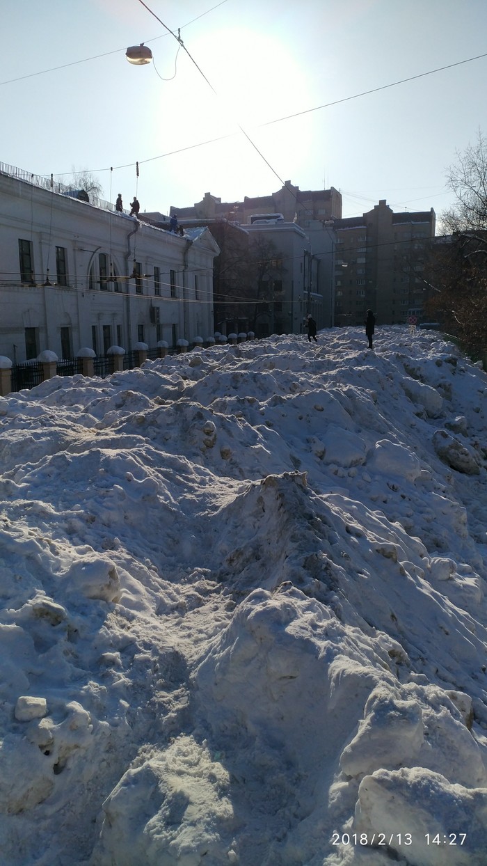 Where was the snow taken from the roads in Moscow - My, Snow, Snow removal, Moscow, Longpost