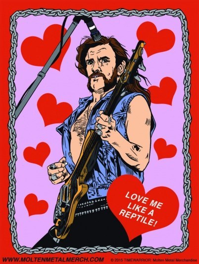 Cards for Valentine's Day with rock heroes - Postcard, Valentine, Valentine's Day, Rock, Metal, Humor, Longpost, Heavy metal