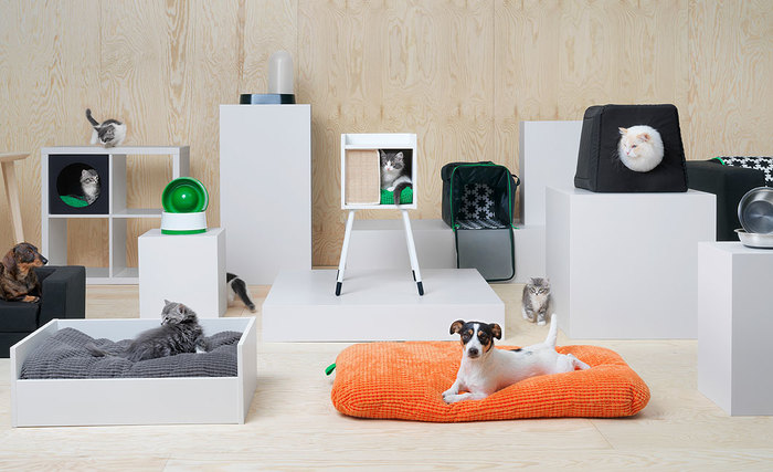 IKEA has released a collection of furniture for animals. - IKEA, cat house, Dog, Furniture, Video, Longpost