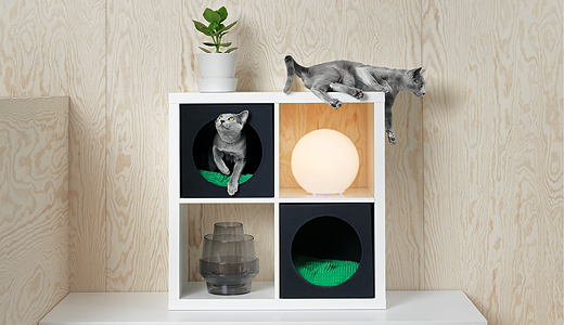 IKEA has released a collection of furniture for animals. - IKEA, cat house, Dog, Furniture, Video, Longpost