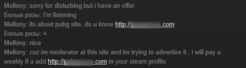 Scam or advertising in steam - Steam, My, Divorce for money, Divorce, Advertising, Marketing