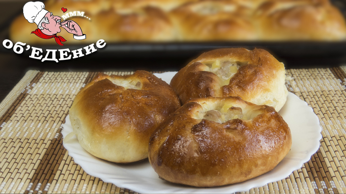 Kurniki. Very tasty and hearty pies! - My, Food, Recipe, Meat pies, Kournik, Video, Longpost