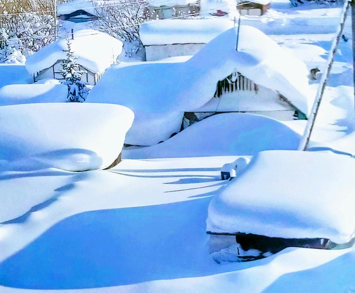 A little snow covered - My, Magadan, Winter, Longpost