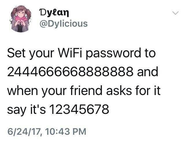 wi-fi - , Password, Wi-Fi, Twitter