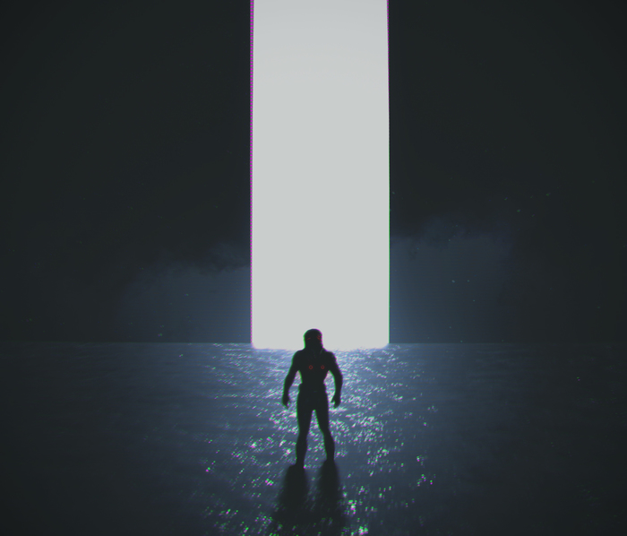 Astronaut - My, Photoshop, Game art, Mass effect, Mass Effect: Andromeda, Wave