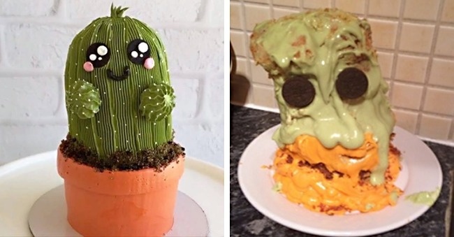 Expectation and reality - Cake, Failure, Expectation and reality, Longpost