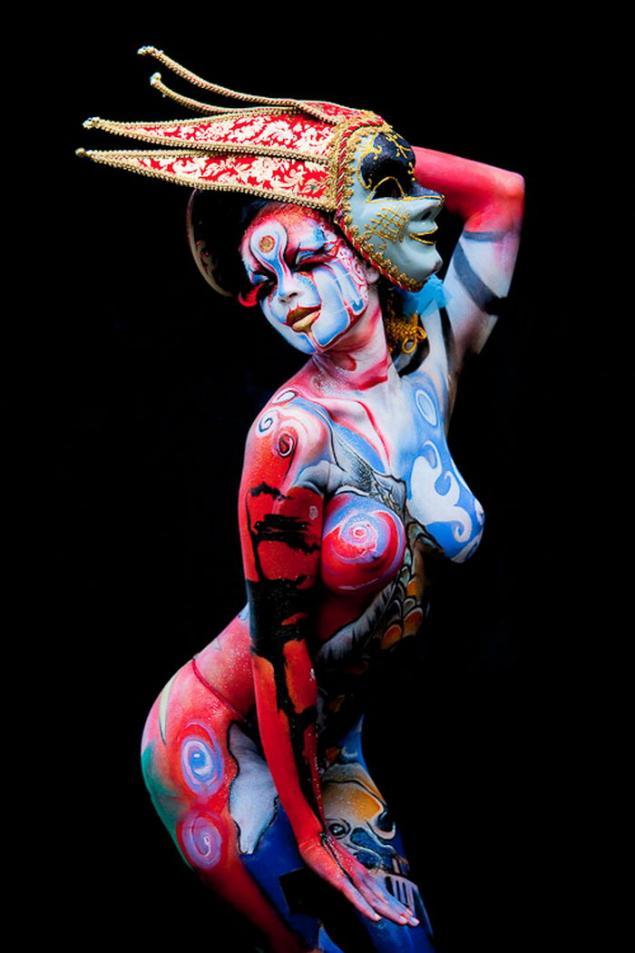 Body art. - NSFW, Bodypainting, Girls, Longpost