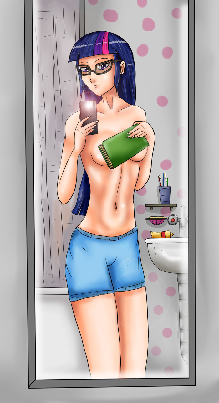 Twilight selfie - NSFW, My, Twilight sparkle, Equestria girls, Selfie, My little pony