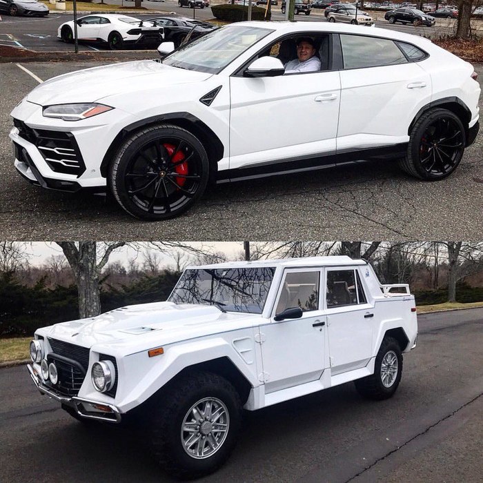 2018 Lamborghini Urus vs. 1986 Lamborghini LM002 - Lamborghini, , 