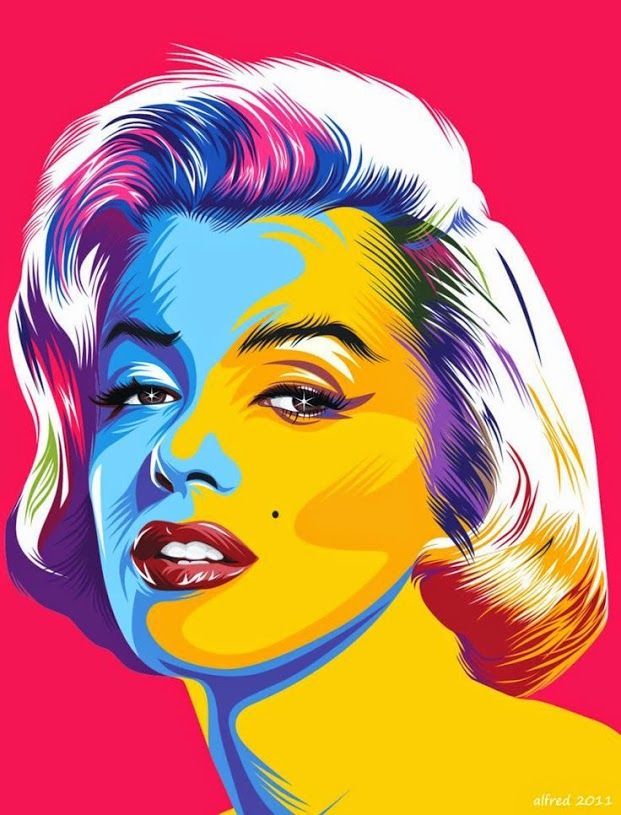 Pop Art. - Art, Pop Art, Celebrities, John Lennon, Marilyn Monroe, Madonna, Longpost