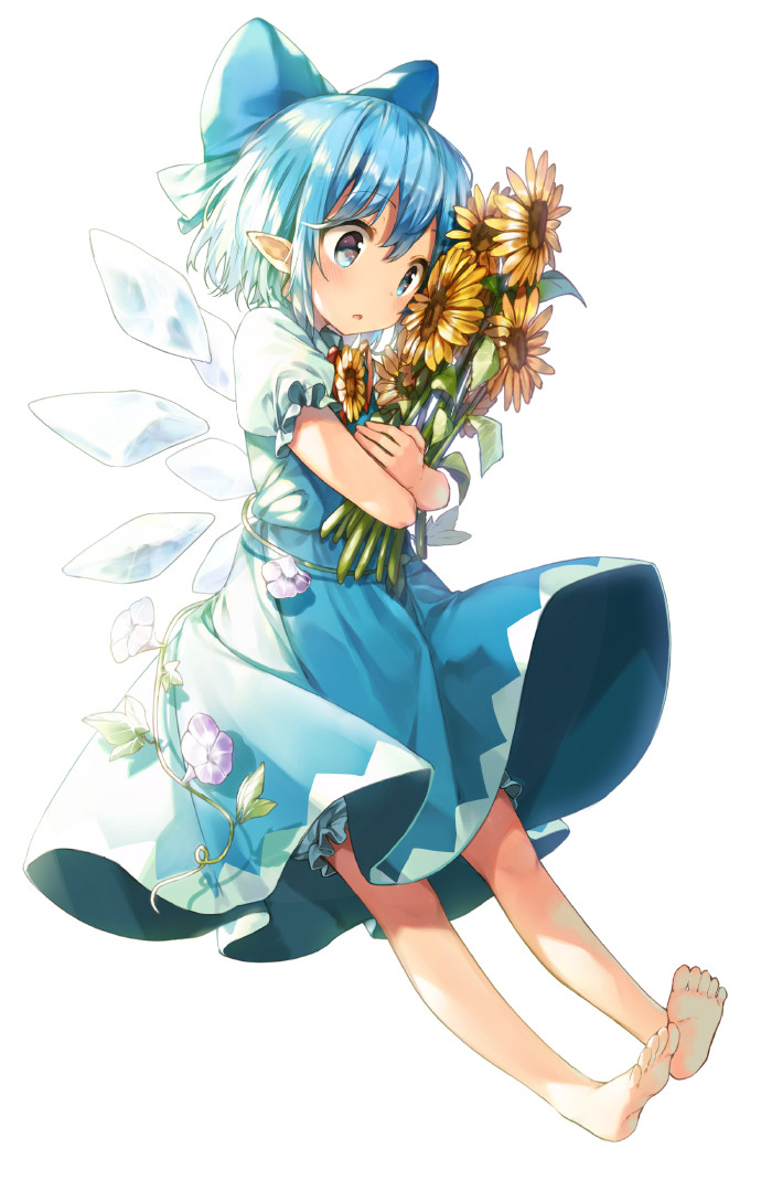 Cirno - Anime art, Anime, Touhou, Cirno, Shinoba