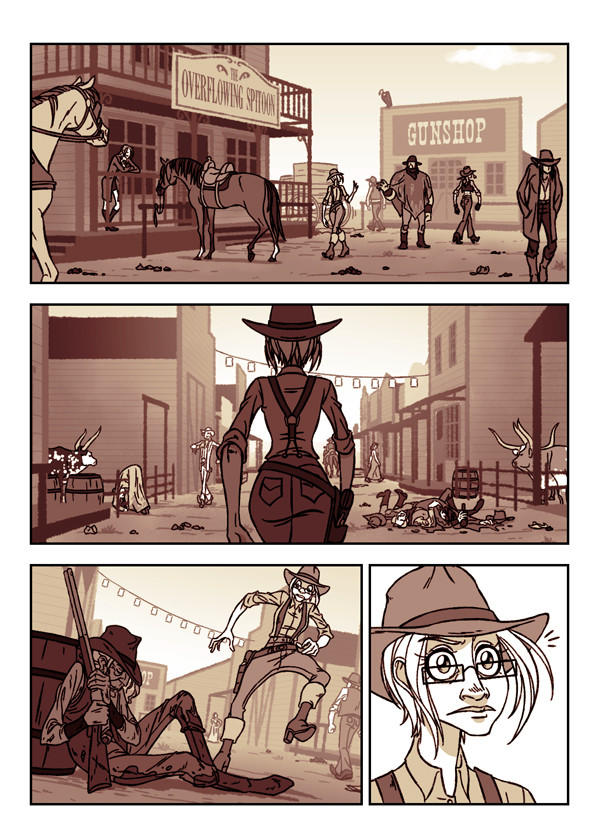 JO - Cowboys vs Aliens (Page 374-386) - Comics, Humor, Cowboys vs Aliens, Longpost