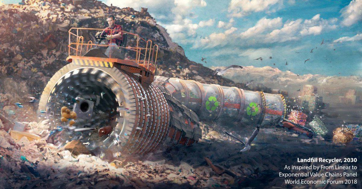 Техника 2030 года. Свалка арт. Свалка будущего. 2030 Год.