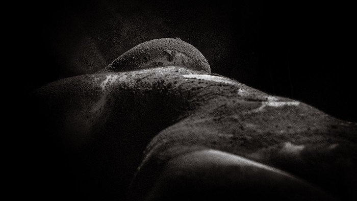 Bodyscape (продолжение) - NSFW, Моё, Клубничка, Черно-белое, Bodyscapes, Природа, Человек, Зерно, Начинающий фотограф