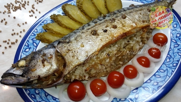 Fragrant mackerel in the oven - My, A fish, Mackerel, Dinner, Food, Cooking, Video recipe, Yummy, Video, Longpost