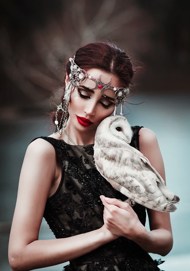 Girls with owls. - Girls, The photo, Longpost, PHOTOSESSION, Owl