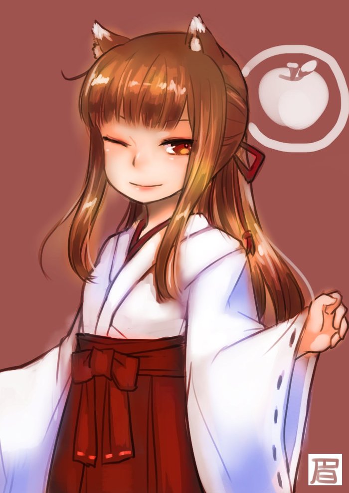 Horo / Holo - Anime art, Anime, Spice and Wolf, Horo holo, Holo, 