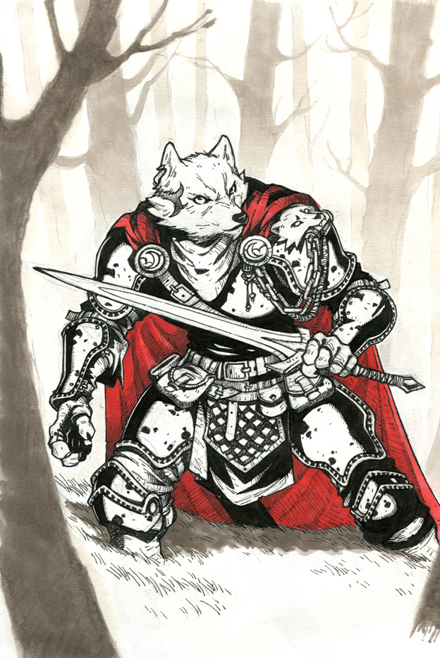 Wolf the Brave Knight by Art-veider - Art-Veider, Deviantart, Art