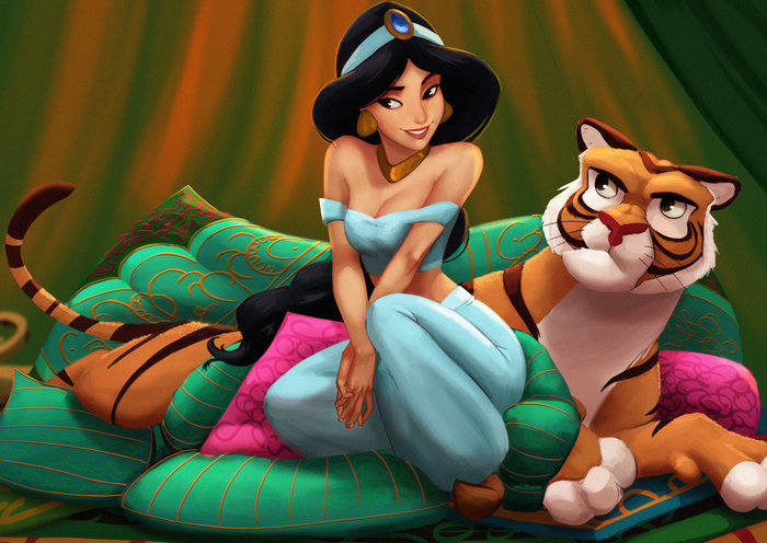 That's how I met the prince - Aladdin, Raichiyo33, Jasmine, Art, Deviantart, Princess jasmine