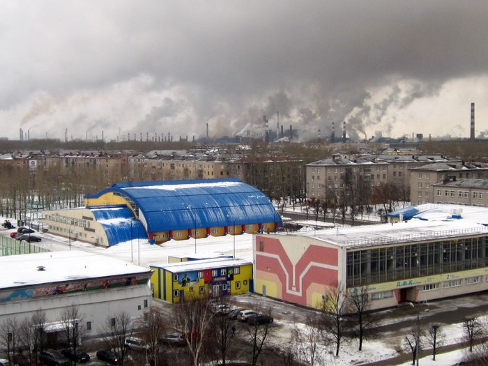 Just photos sometimes of a smoking metallurgical plant from Cherepovets - Factory, Cherepovets