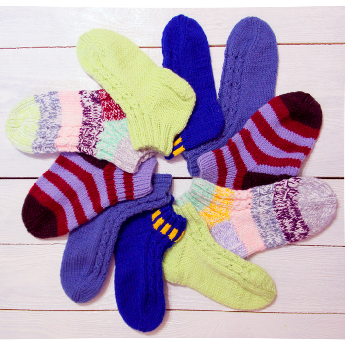 There are never too many socks! - My, Socks, Knitting, My knitting, , Knee socks, Brightness, Heat, Winter