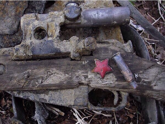Echoes of the Great Patriotic War. - Mosin rifle, The Great Patriotic War, Rifle, Find, Red Star
