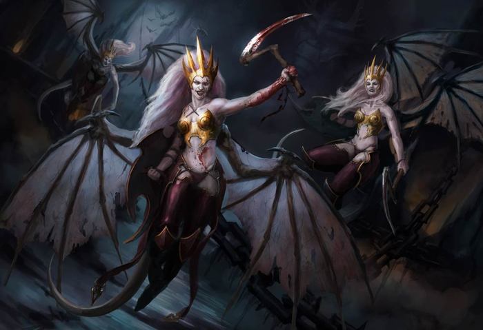    -  ... Warhammer: Age of Sigmar, Daughters of Khaine, Aos Art, Aos Back