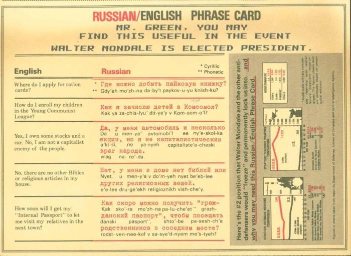 Propaganda or where can I get a ration book? - From the network, Propaganda, Translation, Elections, America, the USSR