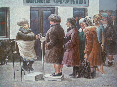 Nonconformist artist Vasily Kolotev and his anti-Soviet painting - Artist, , Nonconformist, Longpost