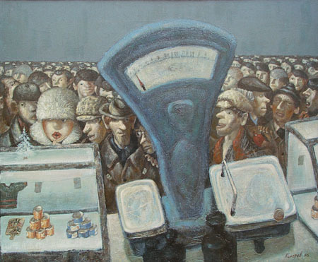 Nonconformist artist Vasily Kolotev and his anti-Soviet painting - Artist, , Nonconformist, Longpost