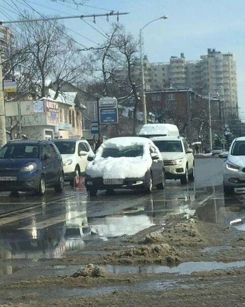 When you can't overcome laziness... - Laziness, Winter, Krasnodar