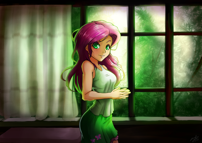 Green Light My Little Pony, Equestria Girls, Fluttershy, The-park