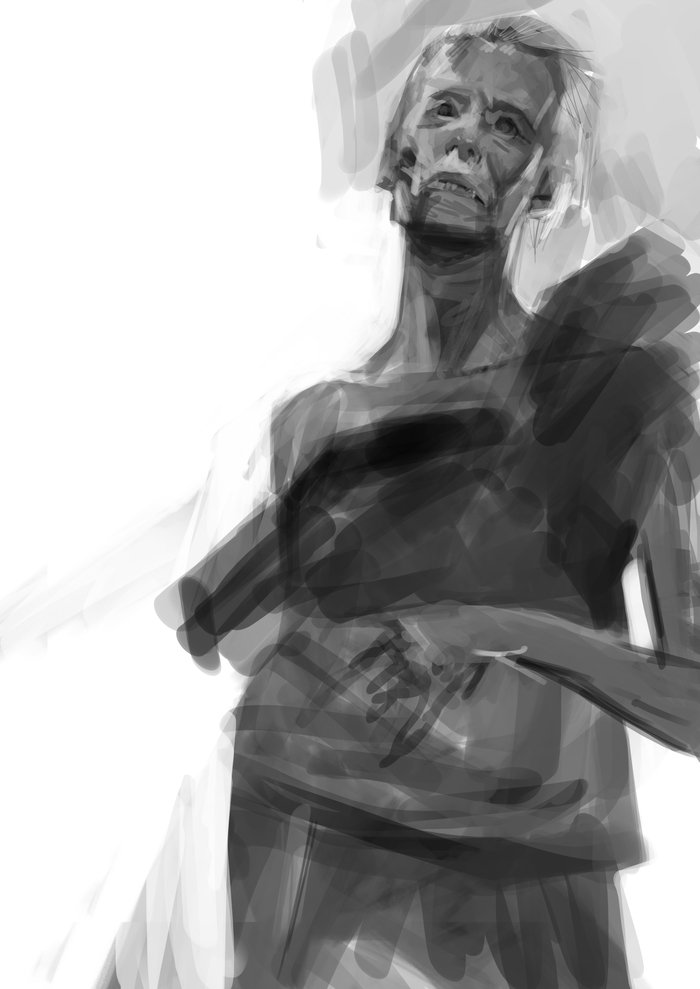 Скетчи для EVILBOOK Скетч, Зарисовка, Зомби, Компьютерная графика, 2D, Photoshop, Рисунок, Длиннопост