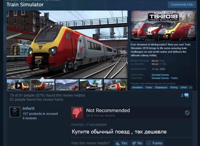 Steam Overview - Reddit, Overview, Train Simulator, Expensive